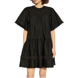 Ulla Johnson Oumi Dress Size 4 Black NWOT